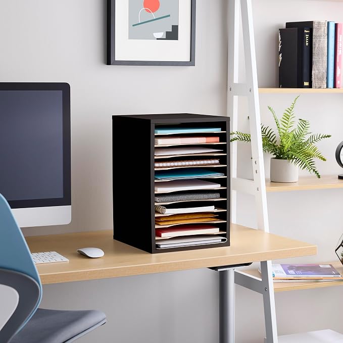 Safco Products Vertical Desktop Sorter, 11 Compartment - Image 3