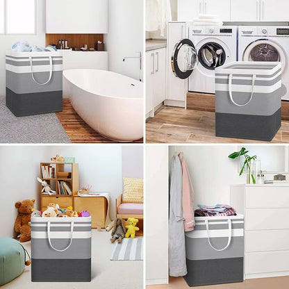 HomeHacks Laundry Basket, 100L Each Waterproof, Freestanding Laundry Hamper - Image 6