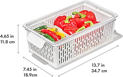 OXO Good Grips Produce Saver – Medium Bin, 13.8 x 7.4 x 4.7 in - Image 11