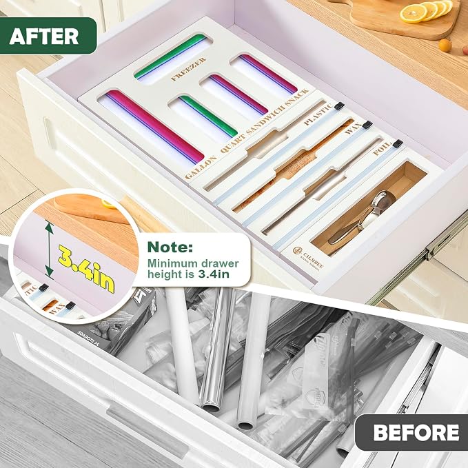 Calmbee 9 in 1 Bamboo Storage Bag Organizer - Image 4