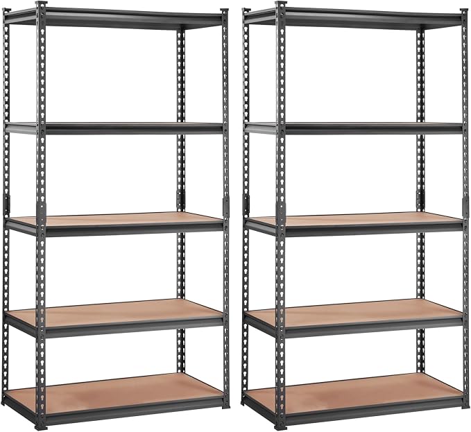 VEVOR Storage Shelving Unit, 5-Tier Adjustable, 2000 lbs Capacity, Heavy Duty by VEVOR