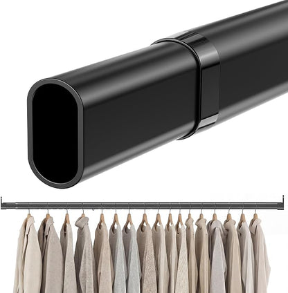Oval Closet Rod 18-52 Inch Adjustable Closet Rods by Unknown