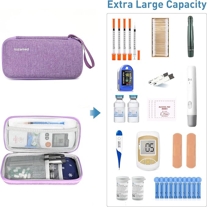 Insulin Cooler Travel Case, EVA Insulation Travel Medicine Kit - Image 6