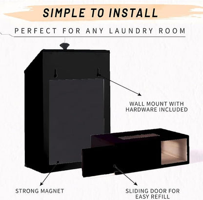 Magnetic Lint Bin and Dryer Sheet Holder Set - Image 5