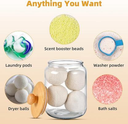 SUBEKYU Laundry Pod Containers and Dryer Sheet Holder - Image 3