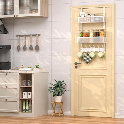 LUCYCAZ Over The Door Hooks Organizer, Door Hanger - Image 7