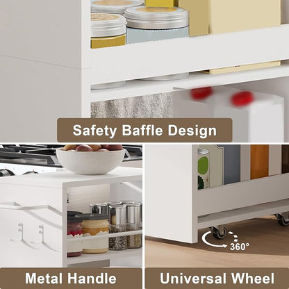 ChooChoo 4-Tier Slim Storage Cart - Image 6