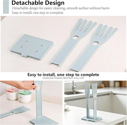 Kitchen Gloves Holder, Reusable Plastic Glove Drying Rack, Rubber Mitten Dryer - Image 5