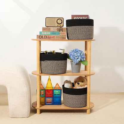 Small Basket for Organizing | Cube Shelf Closet Storage Baskets | 9.7×9.7×7.1” - Image 6