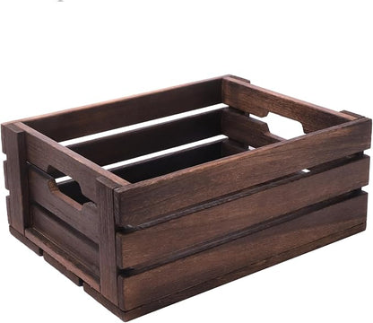 ARTAWEIN Rustic Vintage Finished Wooden Crate - Image 7