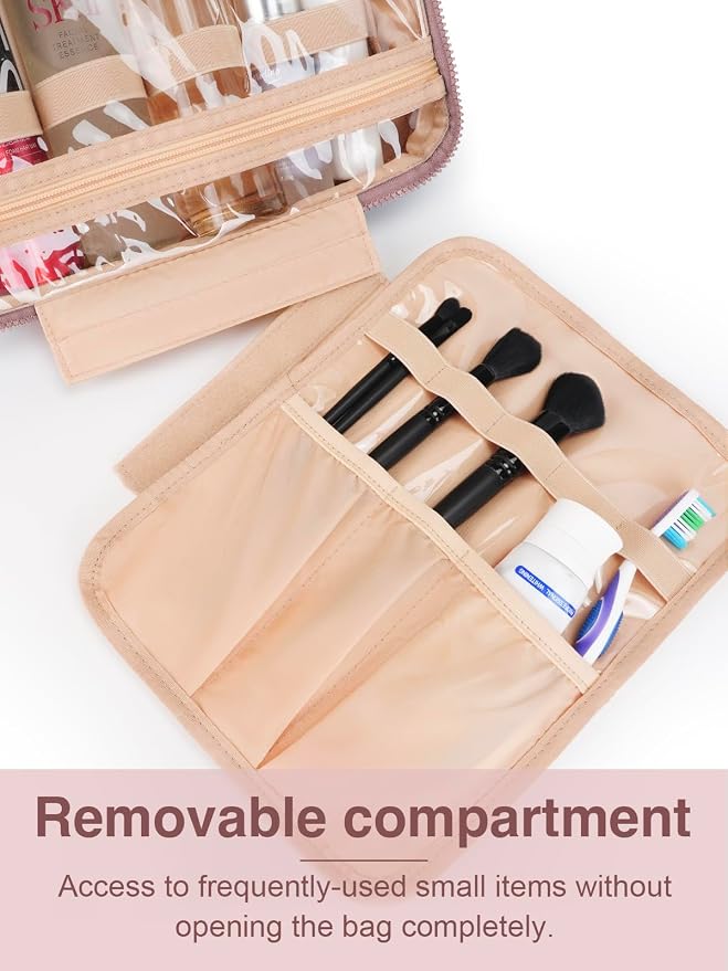 Women's Hanging Toiletry Bag, Waterproof Travel Cosmetic Organizer - Image 6