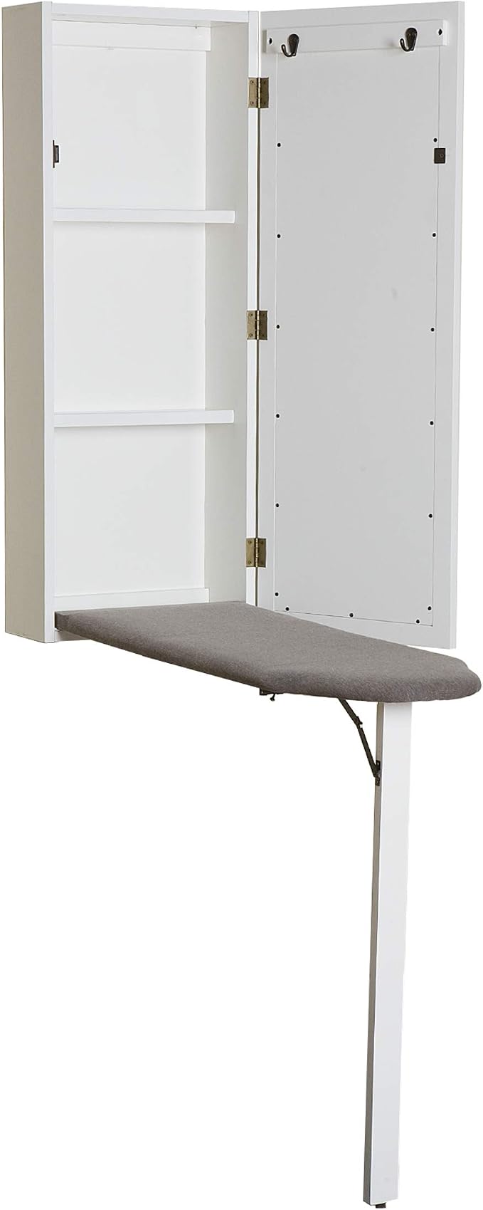 SEI Furniture Wall Mount Fold Out Ironing Center, 16 W x 7 D x 42 H - Image 5