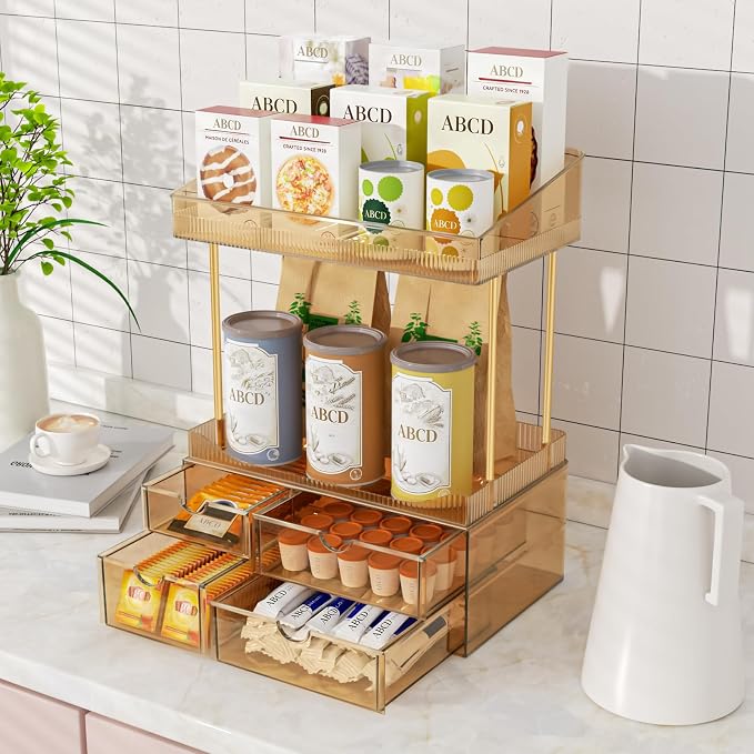 SNSLXH 4 Drawers Makeup Organizer - Image 4