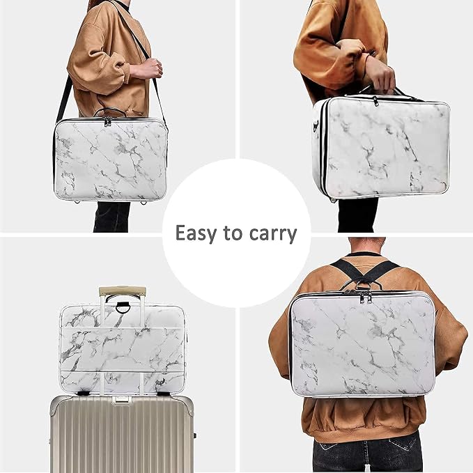 JOURMON Travel Makeup Train Case, Large Capacity Cosmetic Bags - Image 6