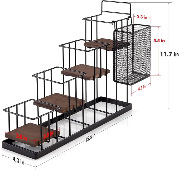 Coffee Syrup Rack Organizer, - Image 3
