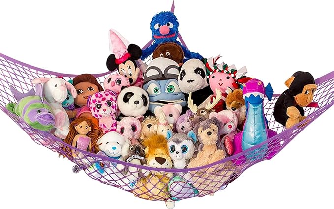 Stuffed Animal Hammock XL | Corner Stuffed Animal Storage & Plushie Net | Extra by LillysLove
