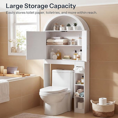 HOOBRO Over the Toilet Storage Cabinet, 67.7'' Tall Bathroom Organizer - Image 7