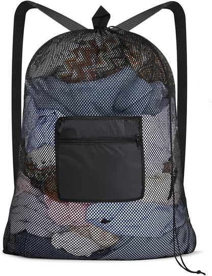 OTraki Mesh Laundry Bags 36 x 28 Inch Extra Large Travel Laundry Bag Backpack by OTraki