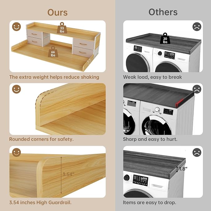4 Drawers Washer Dryer Countertop - Image 5