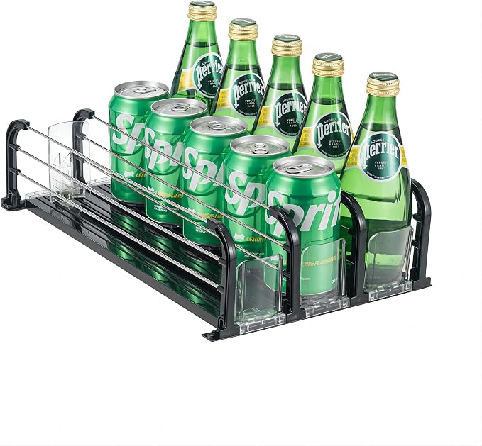 Drink Organizer for Fridge, Soda Can Dispenser for Fridge, Refrigerator Drink by YedyoiOfficial