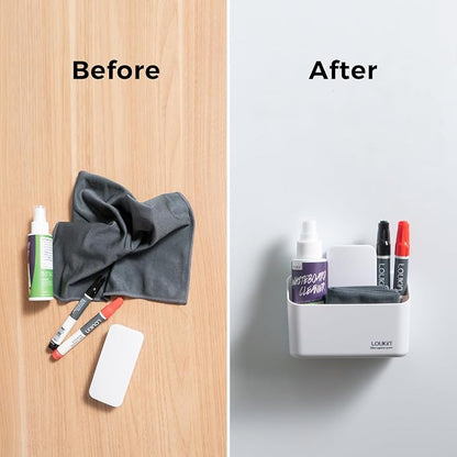 loukin Magnetic Marker Holder, Dry Erase Marker Holder, Remote Control Holder - Image 4