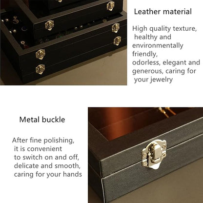 TANG SONG 11'' x 7.9'' Brooch Storage Box Lapel Pin Display Case Jewelry - Image 3