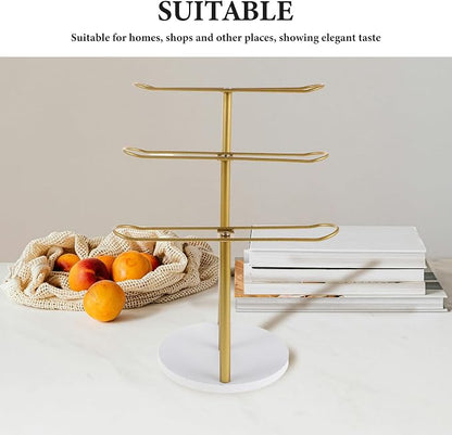 Headband Holder Organizer Stand Metal 3-Tier Hairband Display Rack Hair Hoop - Image 5