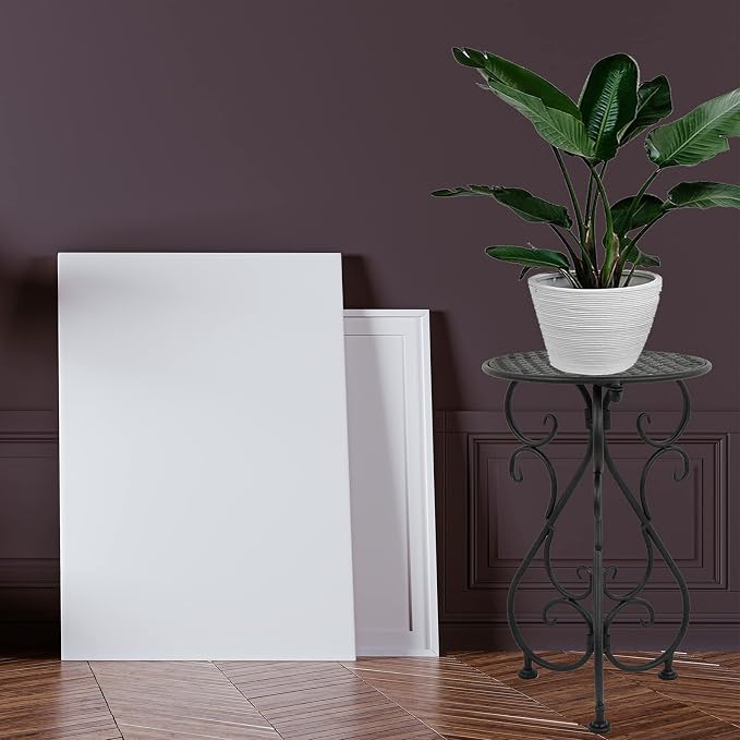 NAKUPE Metal Plant Stands 2 Pack, Heavy Duty Plant Pedestal 17" Tall, Single - Image 8