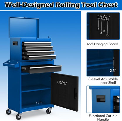 Goplus Tool Chest, 5-Drawer Rolling Cabinet - Image 7
