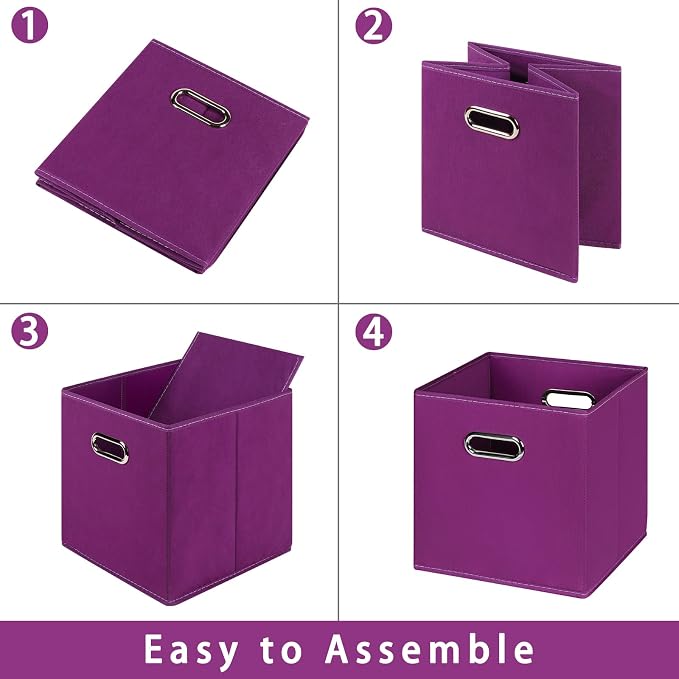 Fabric storage bins Cubes, Fabric Cube Organizer - Image 6