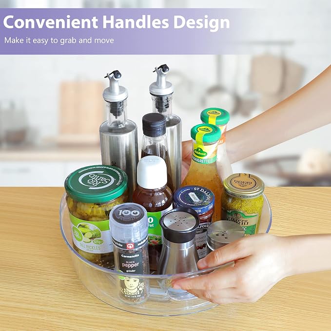 GUZON 4 Pack Lazy Susan Organizer - Image 4