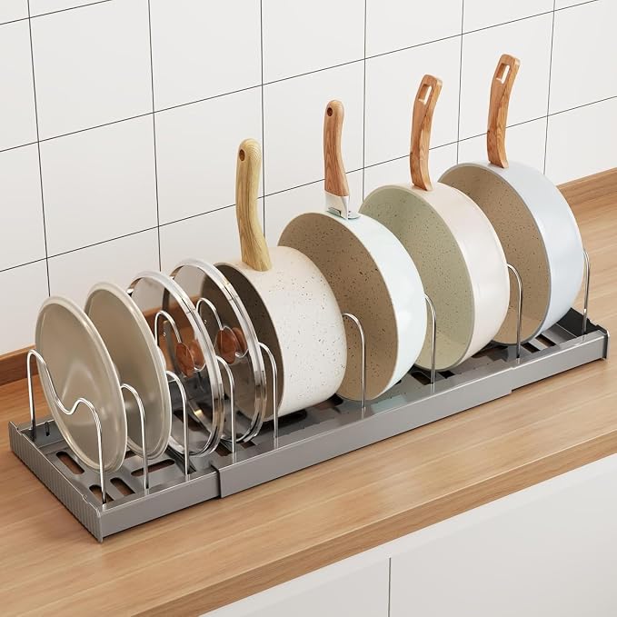 Pots and Pans Organizer Under Cabinet by MUSTORN