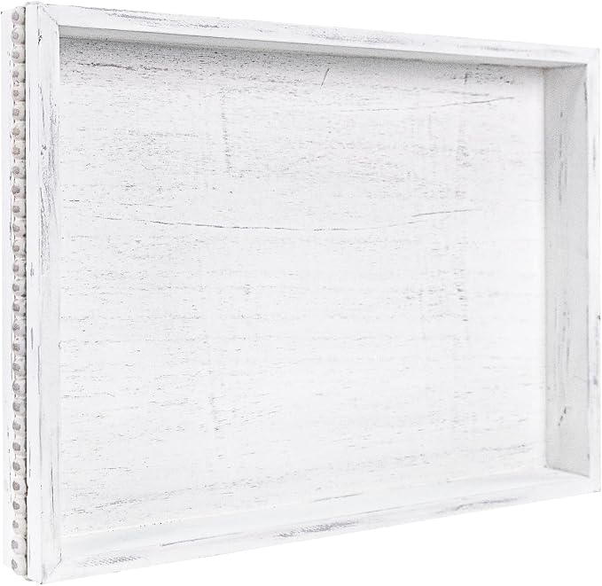 MAONAME Wood Serving Tray, Farmhouse Wooden Tray by MAONAME