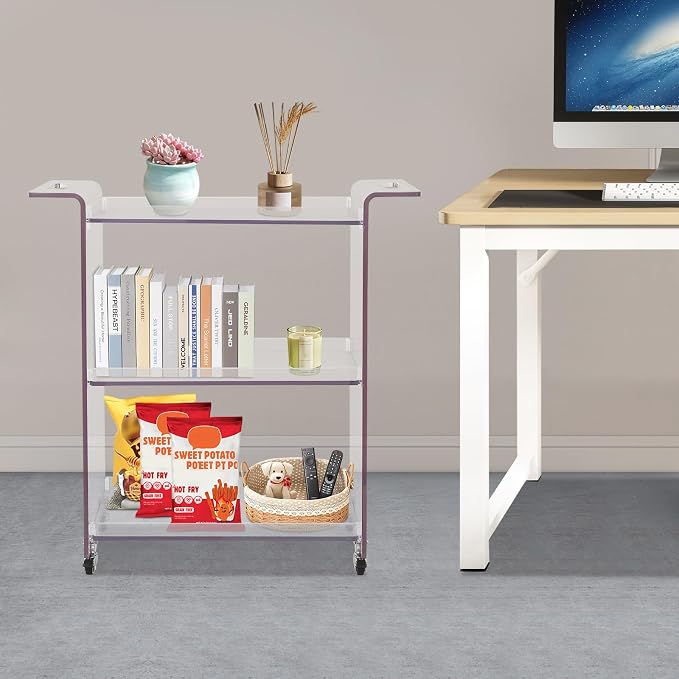 3-Tier Rolling Utility Cart - Image 3