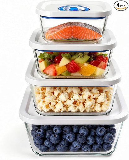Vacuum Seal Borosilicate Glass Containers by PARAPOINT