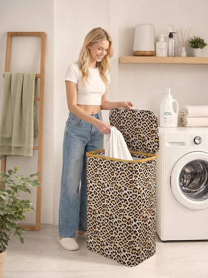 iEGrow Laundry Hamper with Lid, 110L Large Laundry Basket with Handle, - Image 6