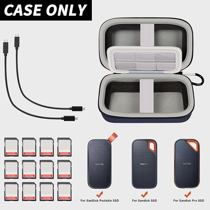 Case Compatible with SanDisk Extreme Pro/for SanDisk/for Crucial X10 X9 Pro - Image 2