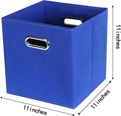 Fabric Cloth Storage Bins, Fabric Cube Bins Organizer - Image 2