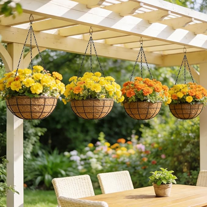 16" Large Hanging Baskets for Plants Outdoor - Image 6