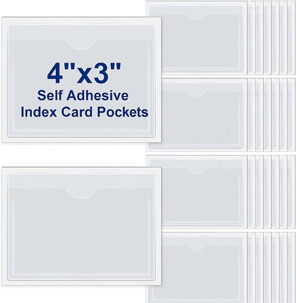 Chinco 30 Pcs Self Adhesive Pockets, Bin Labels by Chinco