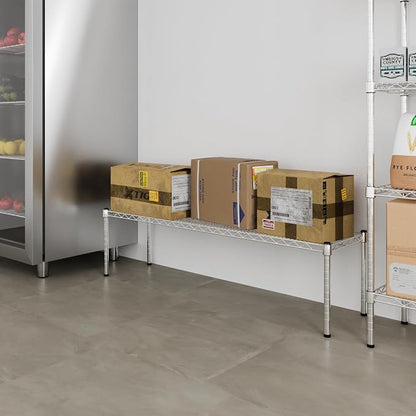 14" Deep x 54" Wide x 14" Height Wire Shelving Kit | 1-Tier | NSF Commercial - Image 6