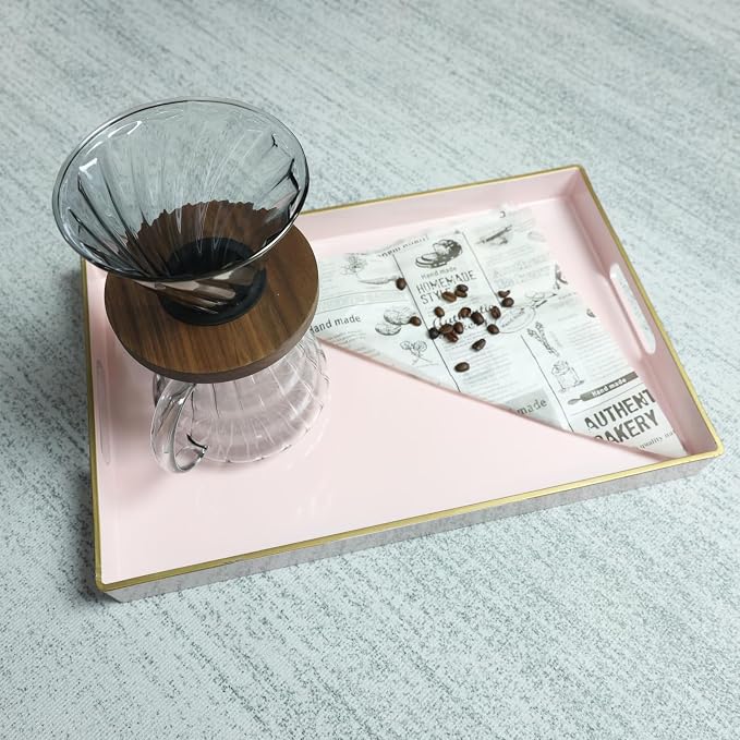 Spsyrine Pink Decorative Serving Tray - Image 7