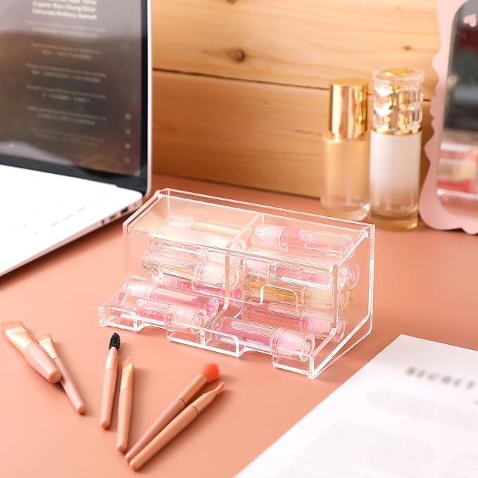 AceOrbit Clear Acrylic Lip Balm Dispenser - Image 4