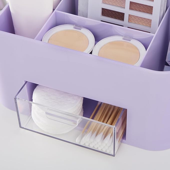 STORi Bliss Lilac Purple Makeup Organizer - Image 8