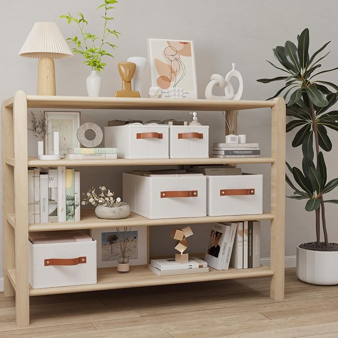 OUTBROS Fabric Storage Boxes, Foldable Bins - Image 2