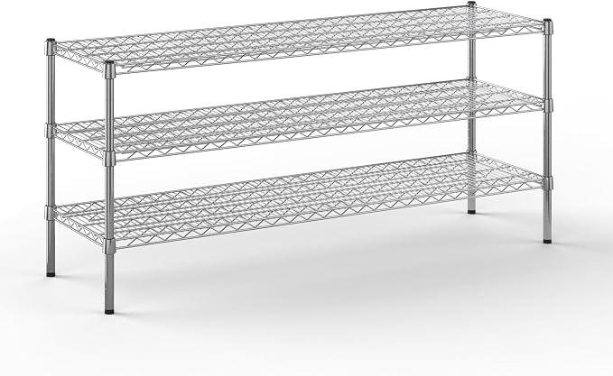 18" Deep x 60" Wide x 27" Height Wire Shelving Kit | 3-Tier | NSF Commercial by Regal+Altair