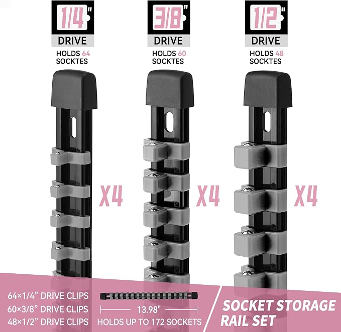 Socket Organizer Drive ABS Tools - Image 2