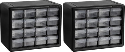 Akro-Mils 16-Drawer Plastic Storage Cabinet | 10-1/2 x 6-1/2 x 8-1/2 Inch | by Akro-Mils