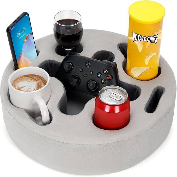 Couch Cup Holder-Sofa Cup Holder Pillow | Couch Caddy Buddy | Drinks Cupholder by INNOSTAGE