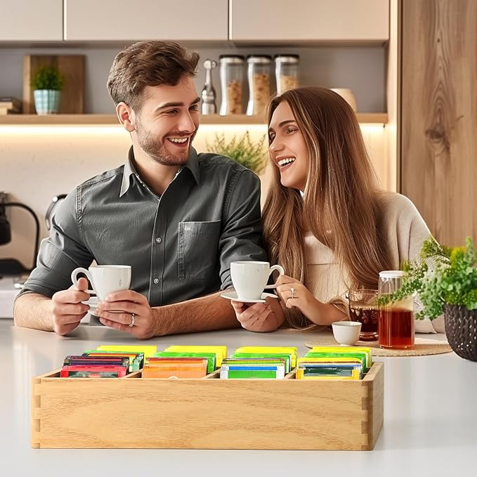 KIRIGEN Wooden Tea Bag Organizer - Image 7